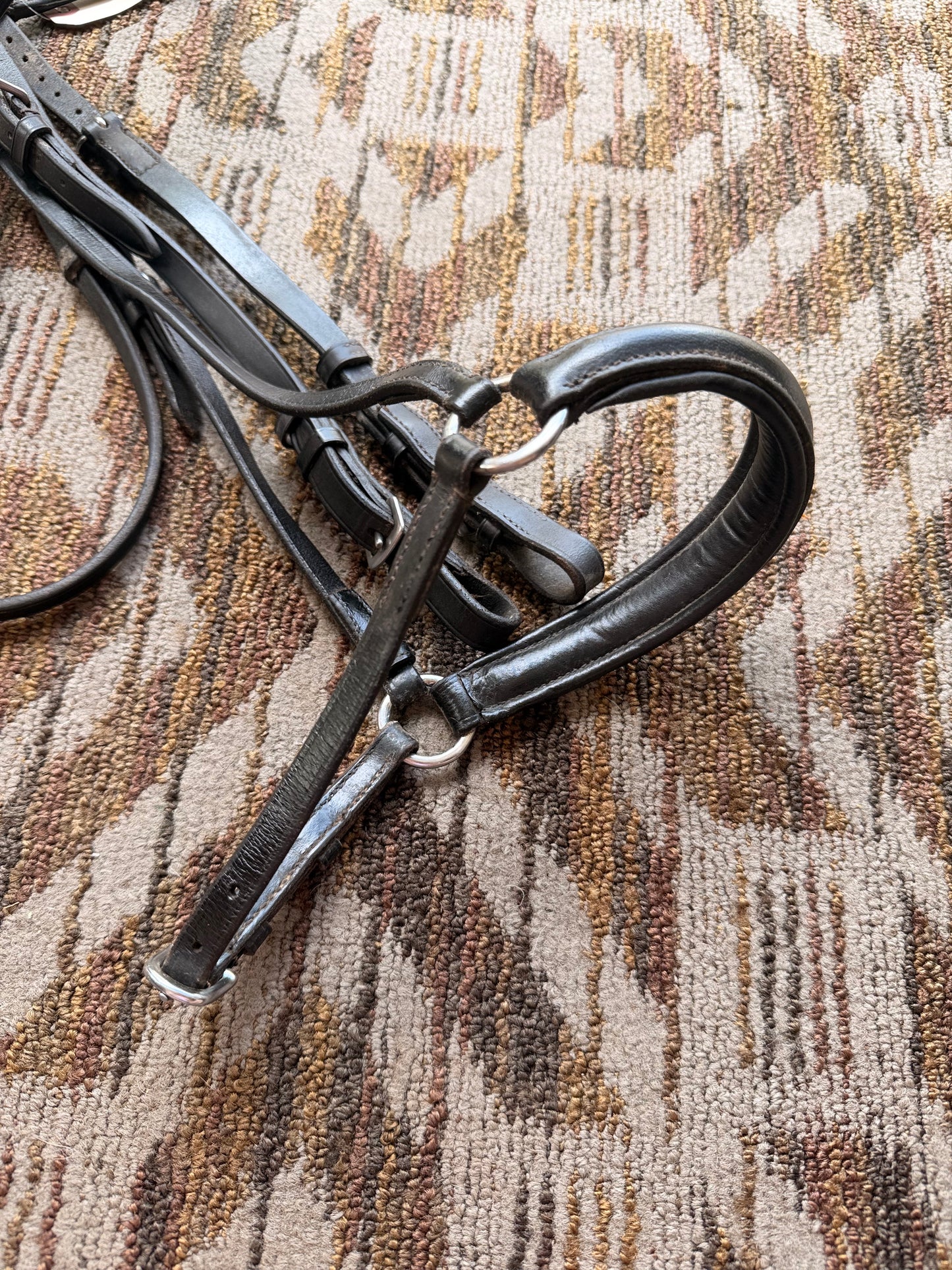 Camelot Black Bridle w/ Dropped Noseband