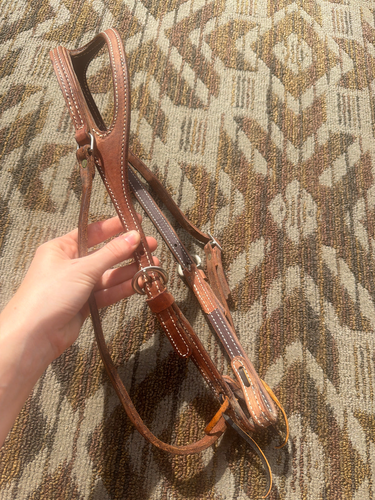 One Ear Headstall w/ Throatlatch