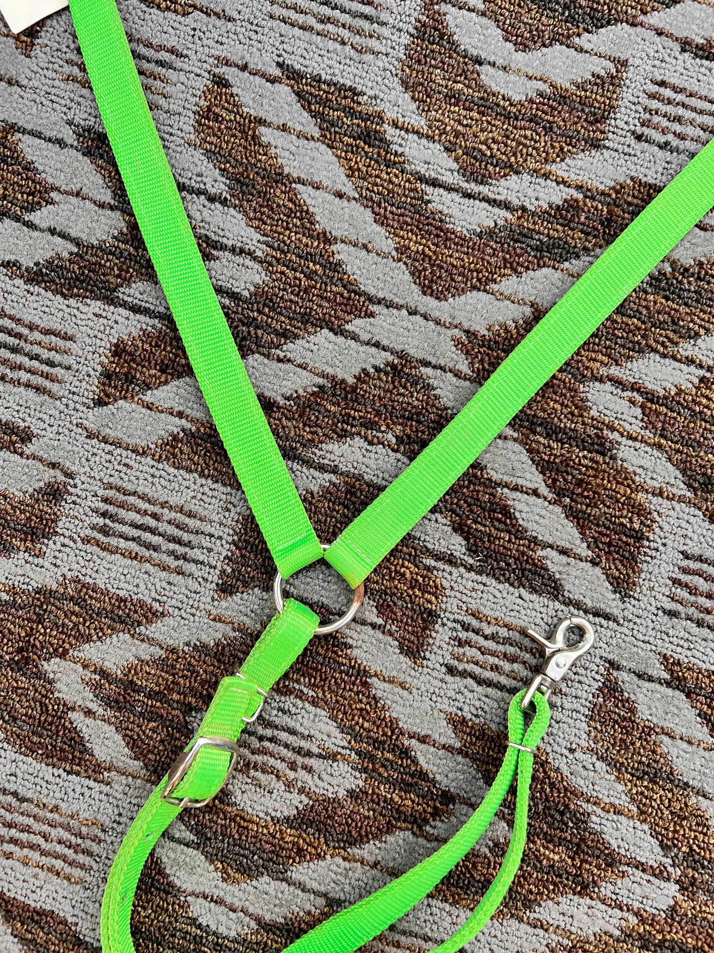 Neon Green Nylon Breastcollar