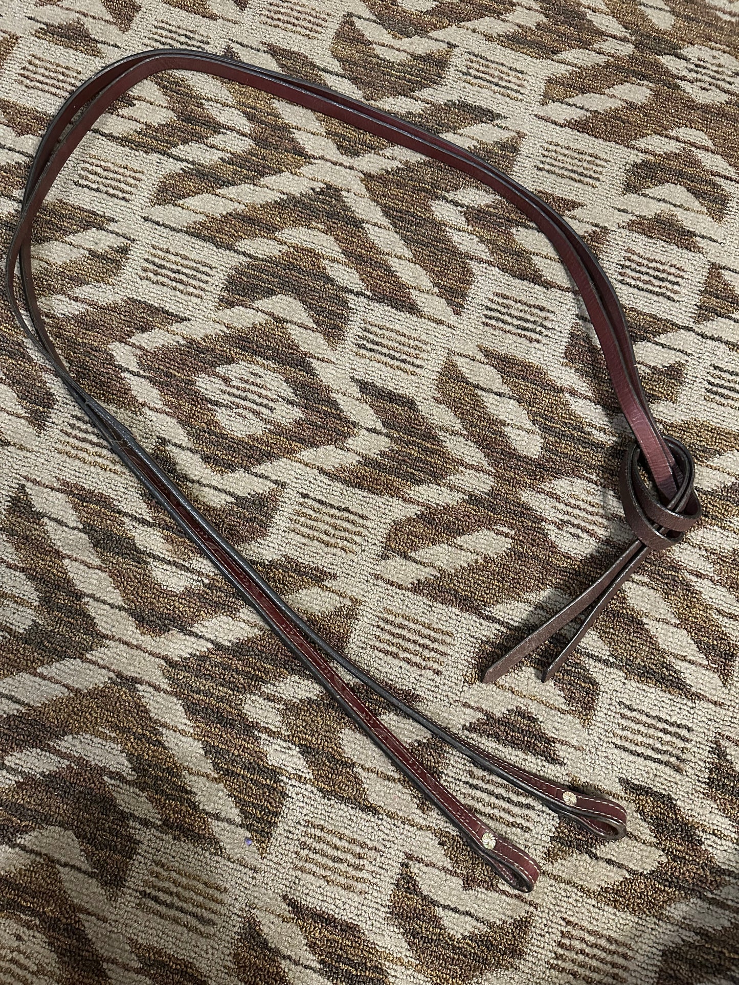 Tooled Leather Split Reins
