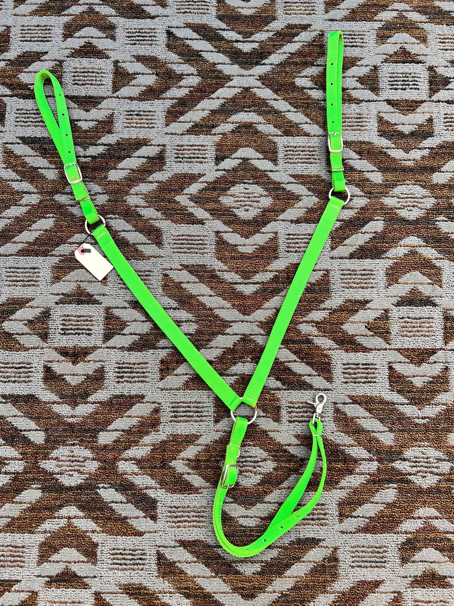 Neon Green Nylon Breastcollar