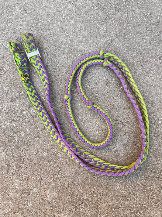 Lime/Purple Loop Reins