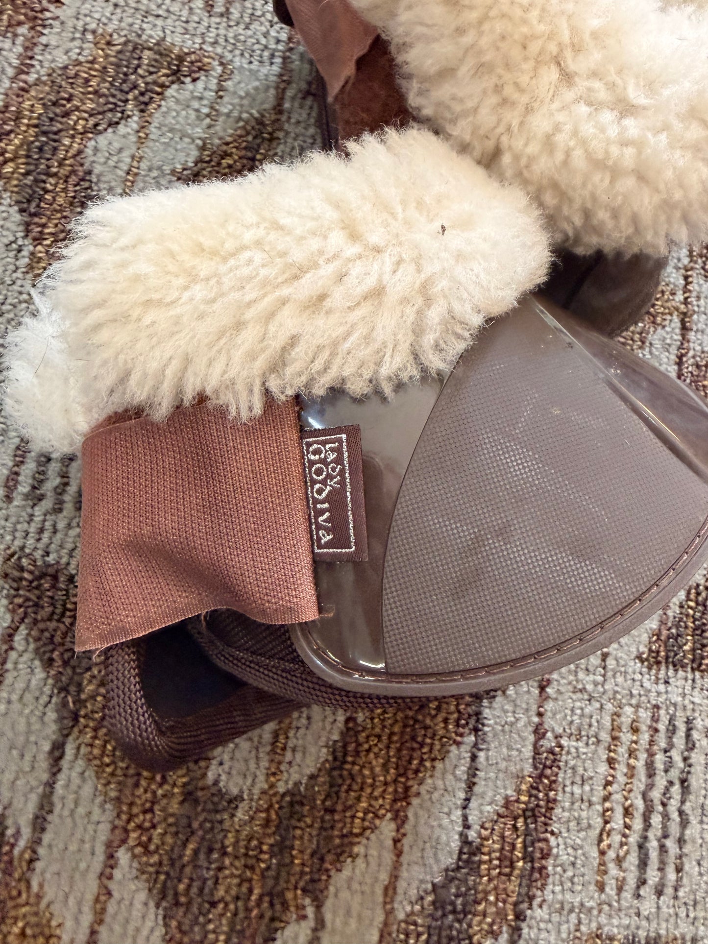 Lady Godiva Large Fur Bell Boots