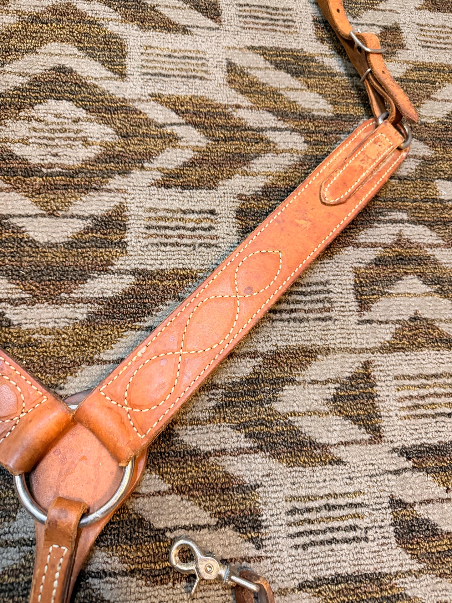 Leather Stitched Breastcollar