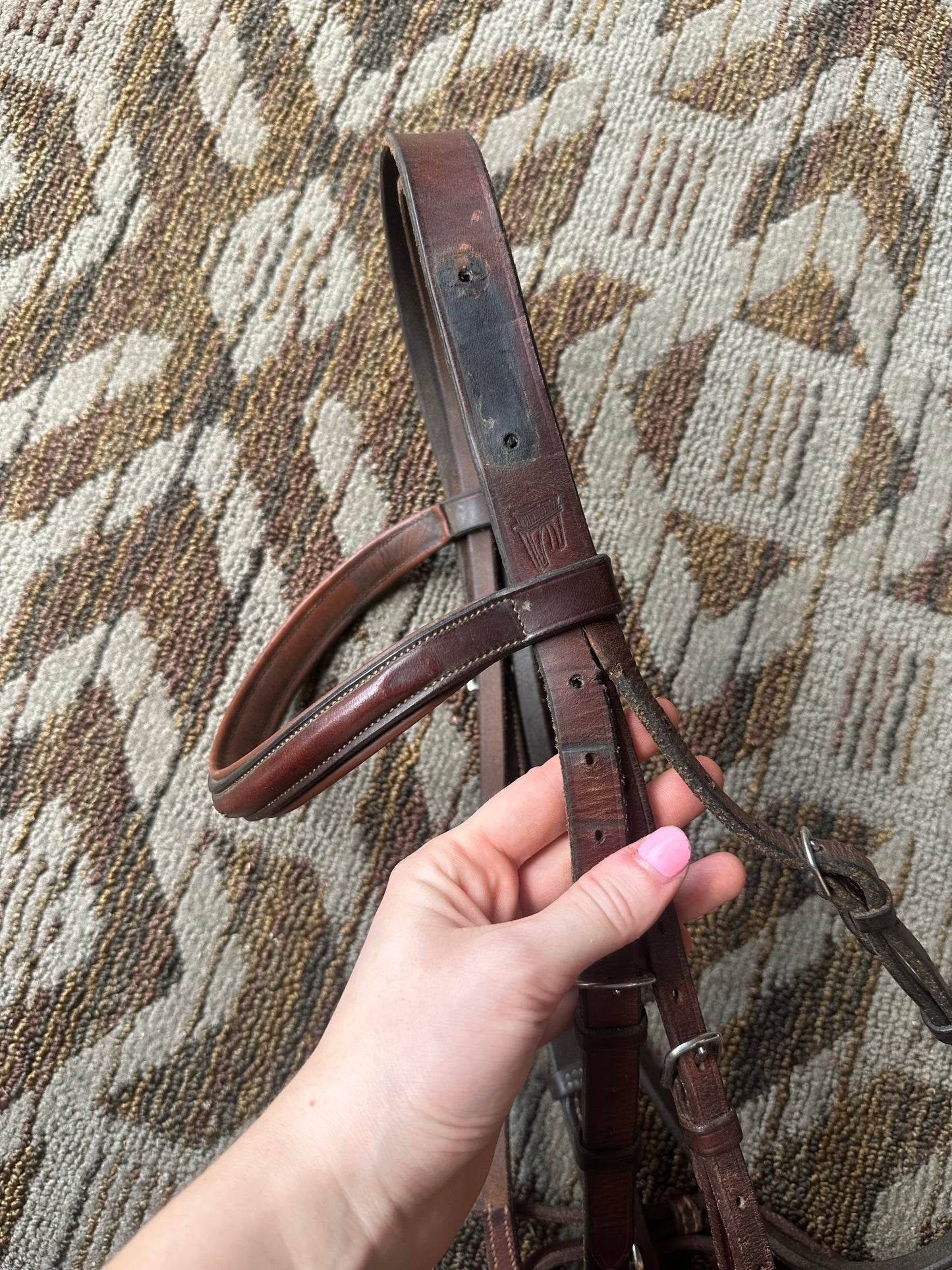 Arc De Triomphe Padded Fancy Stitched Bridle