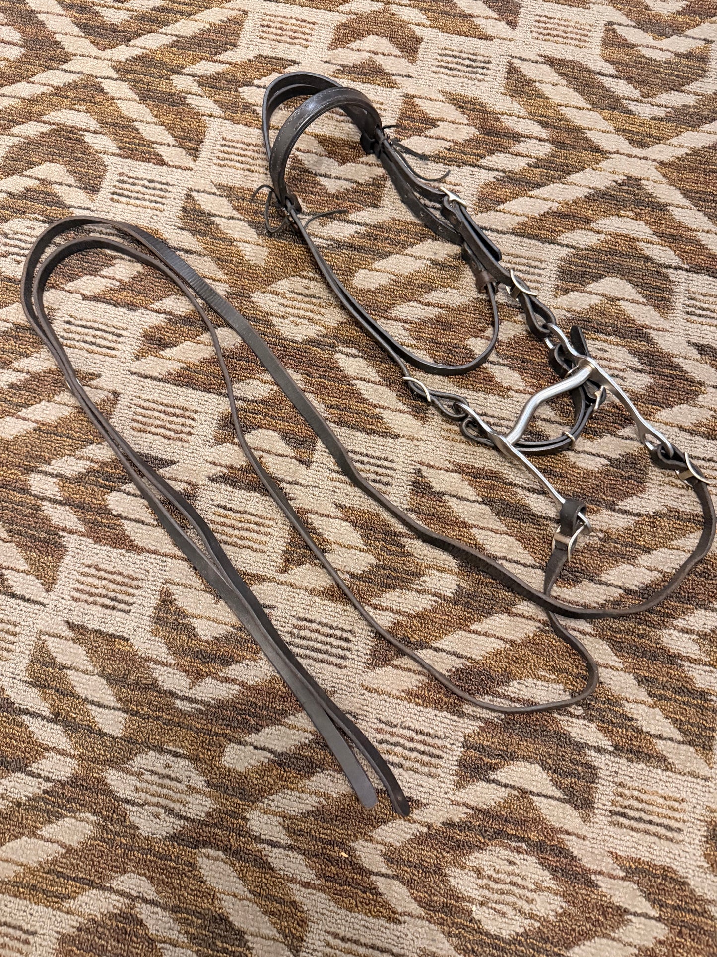 Black Pony Bridle Set