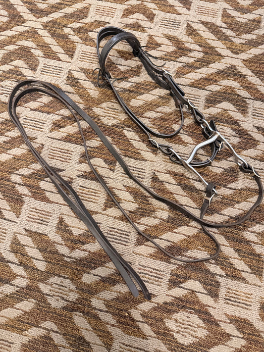 Black Pony Bridle Set