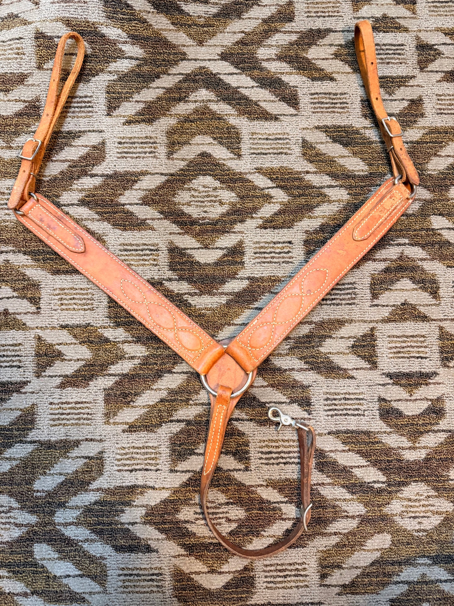 Leather Stitched Breastcollar