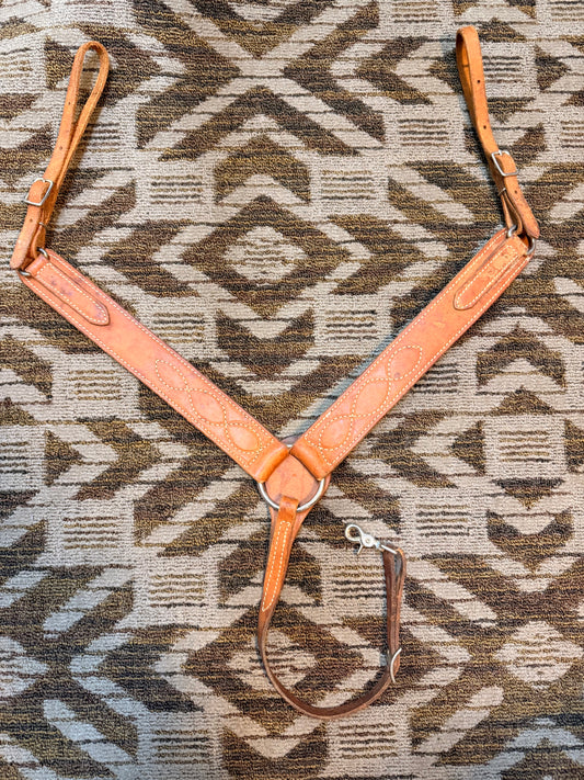 Leather Stitched Breastcollar