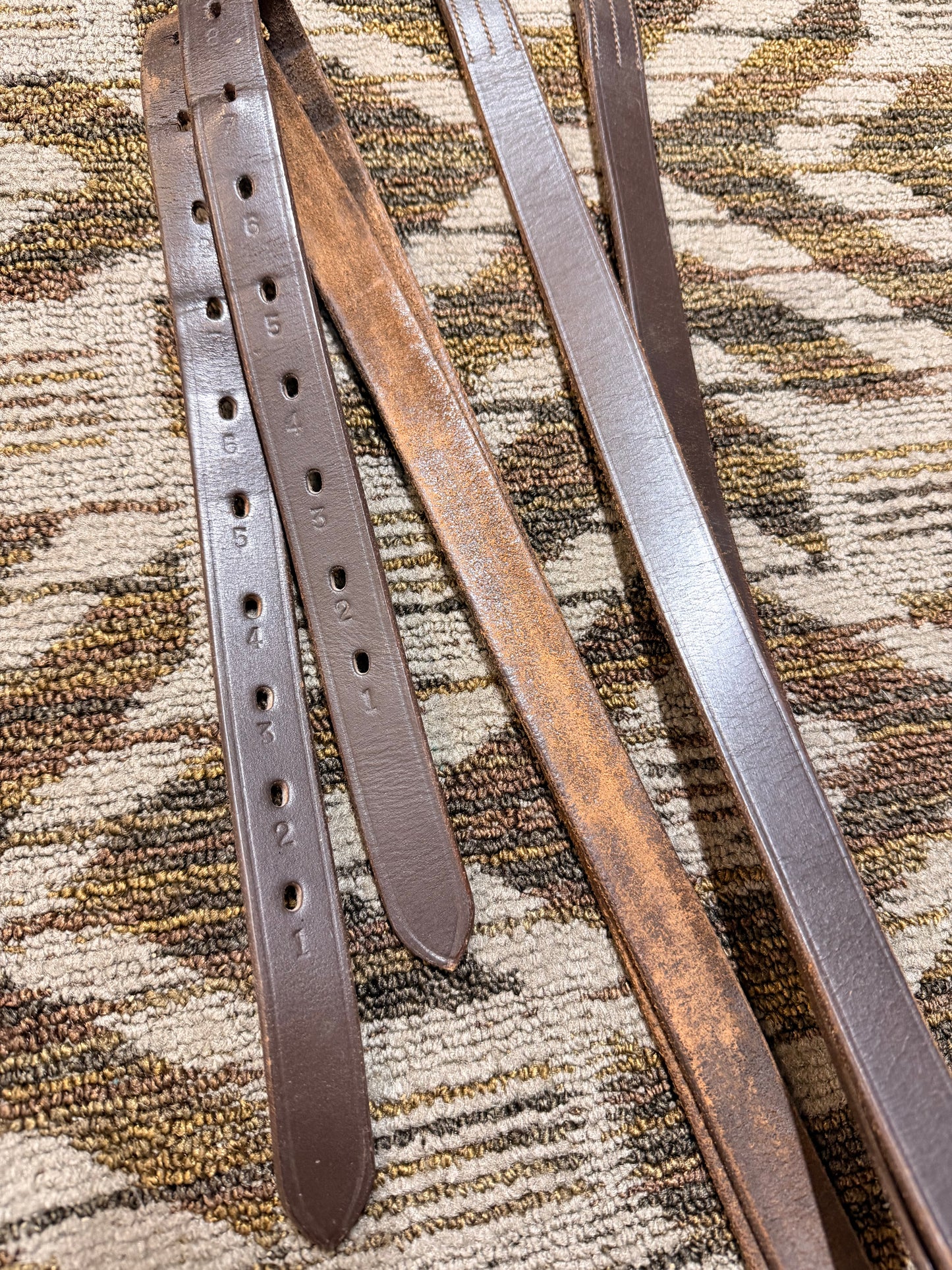 Brown Stirrup Leathers - 56”