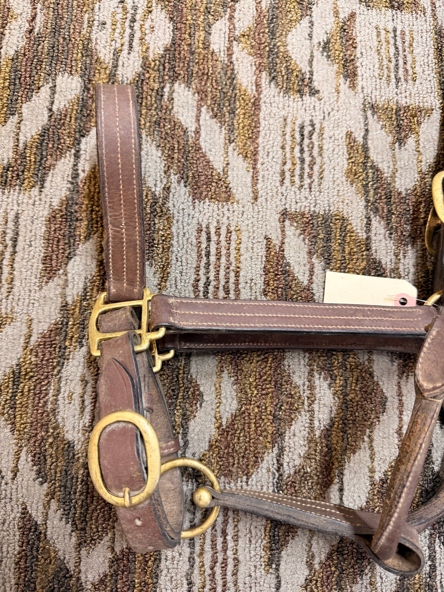 Oversized Leather Halter