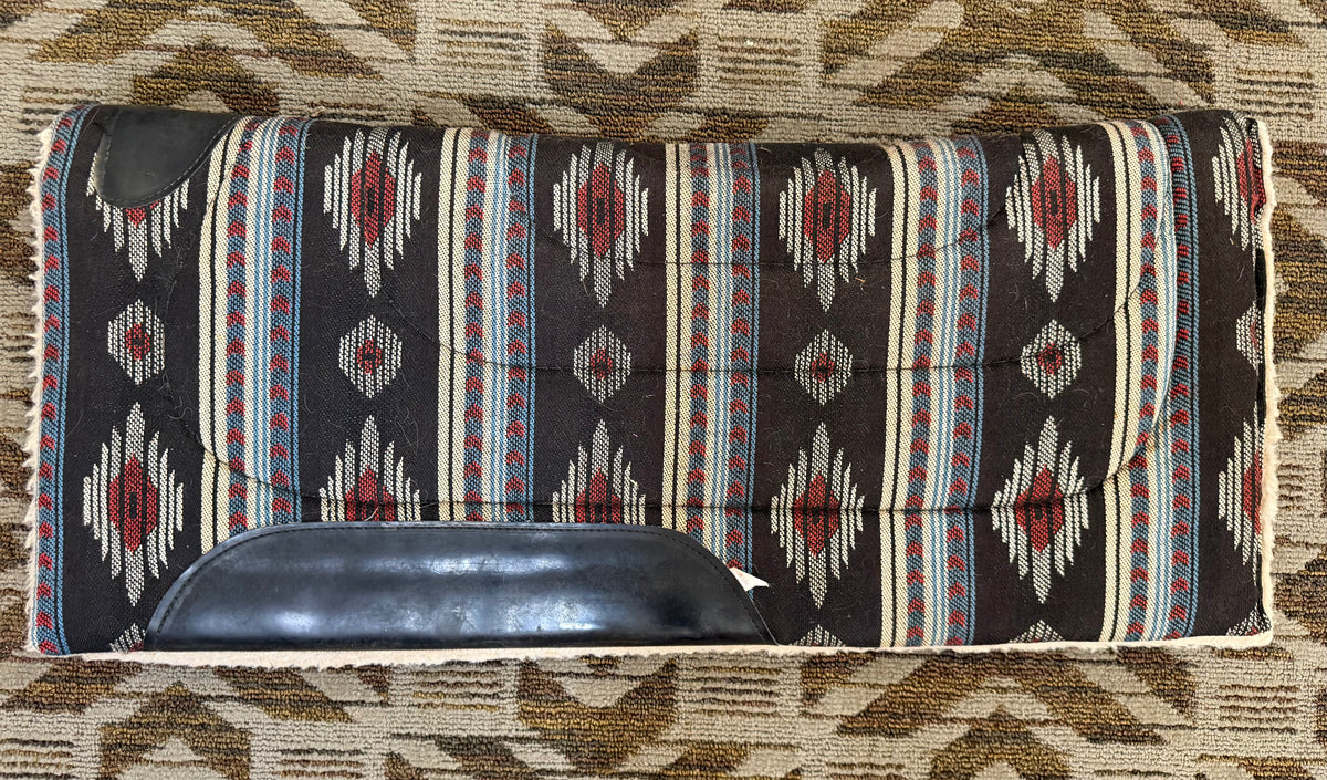 Black Striped Fleece Pad