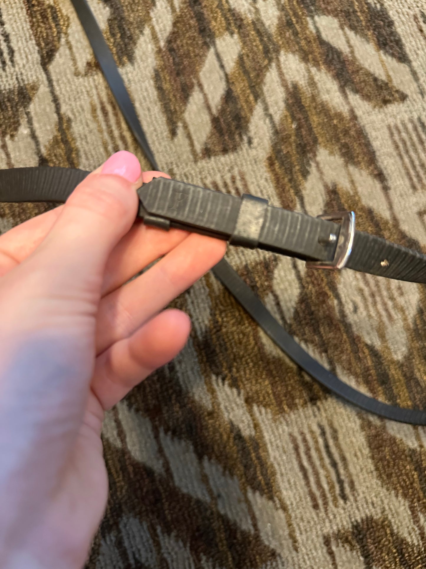 Black Biothane Running Martingale