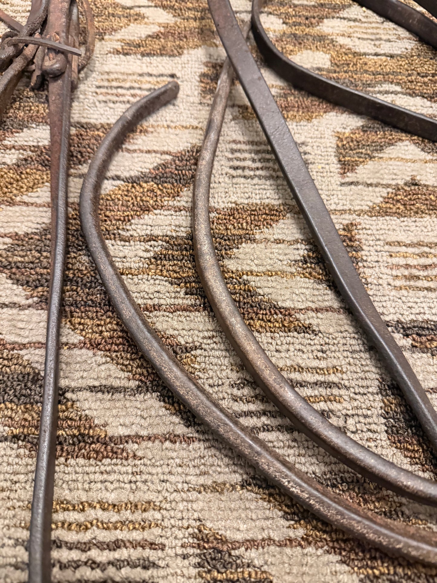 Dark Oil Heavy Weighted Reins