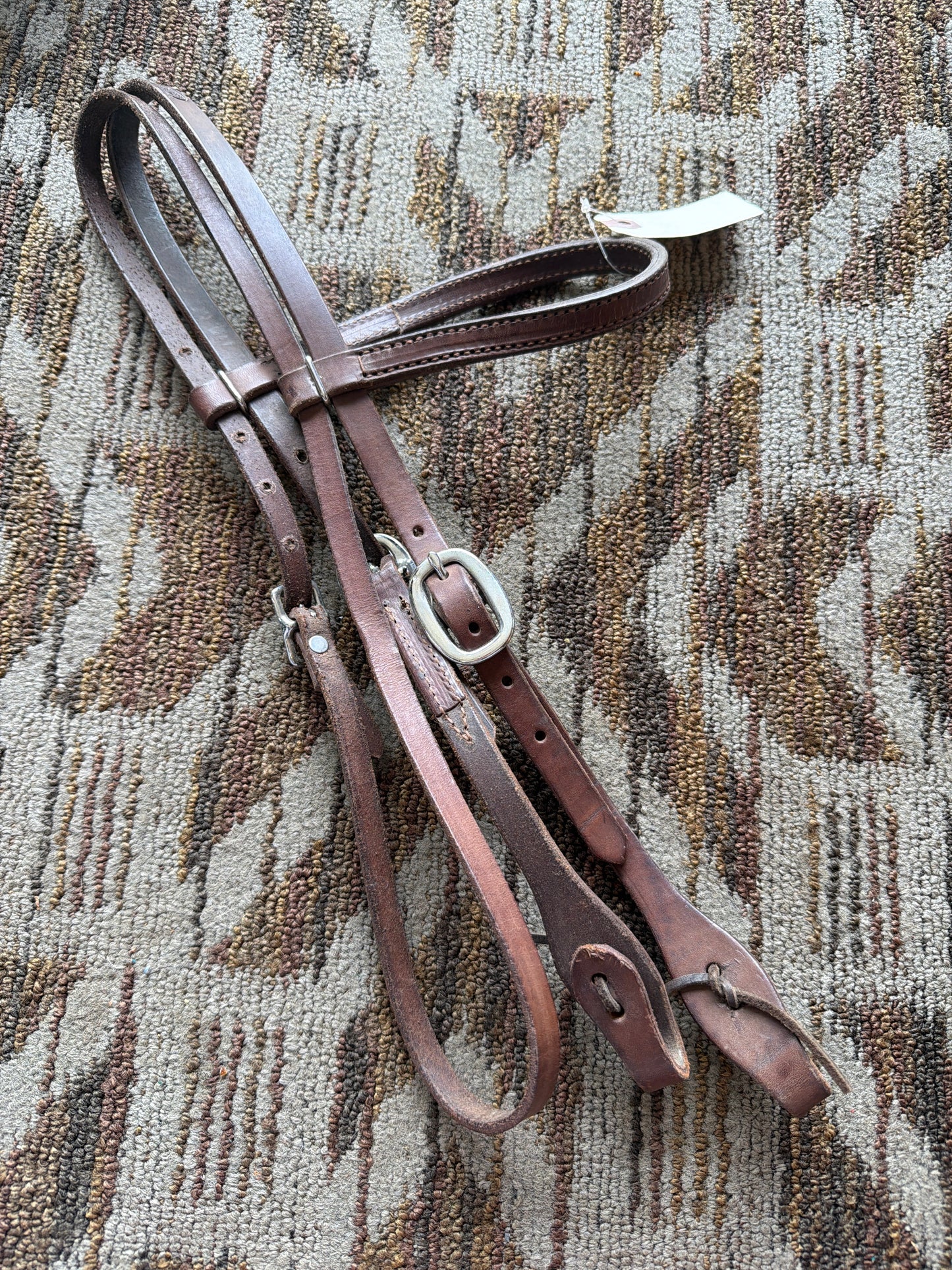 Brown Leather Headstall
