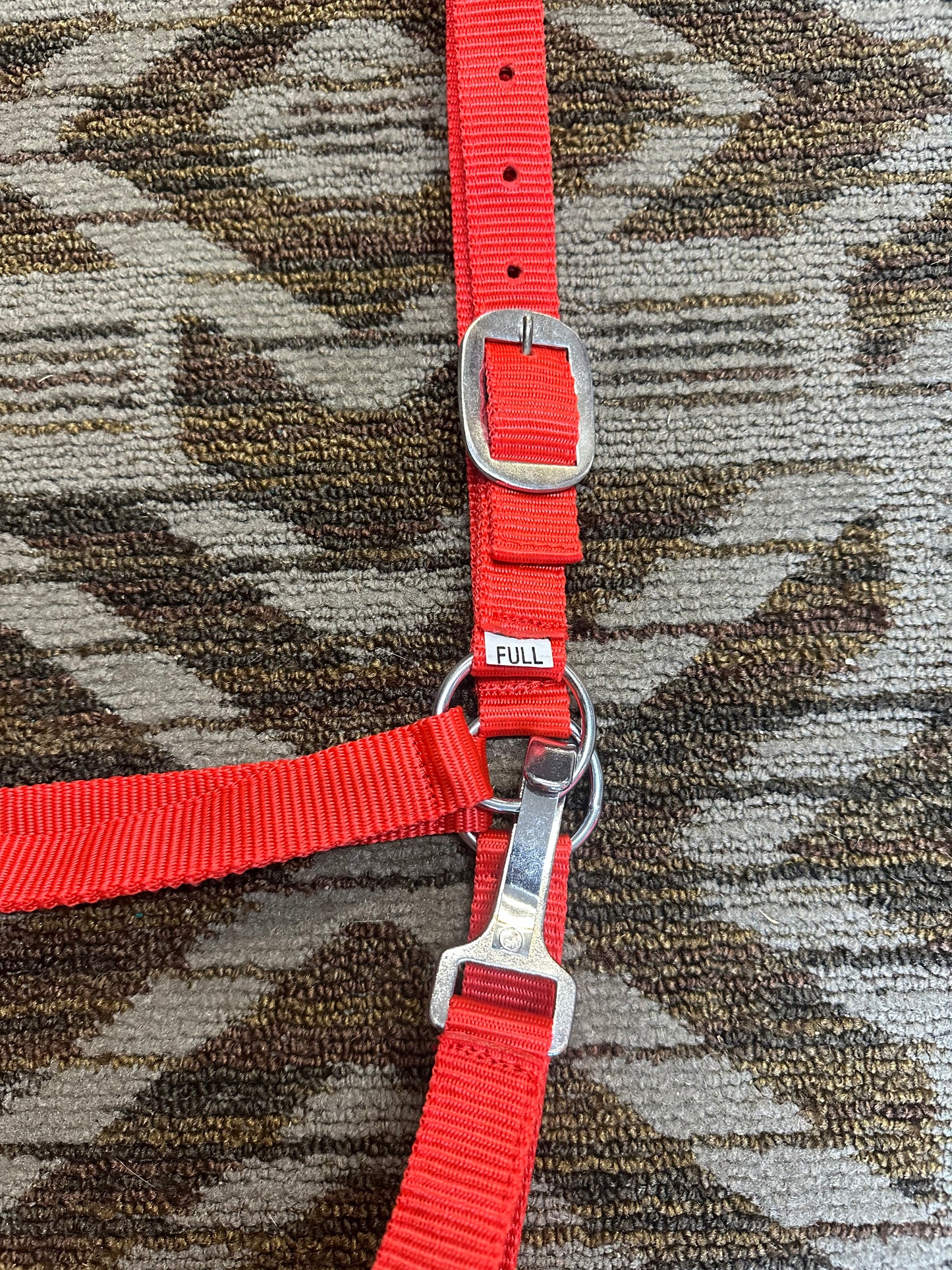 New Red Nylon Halter