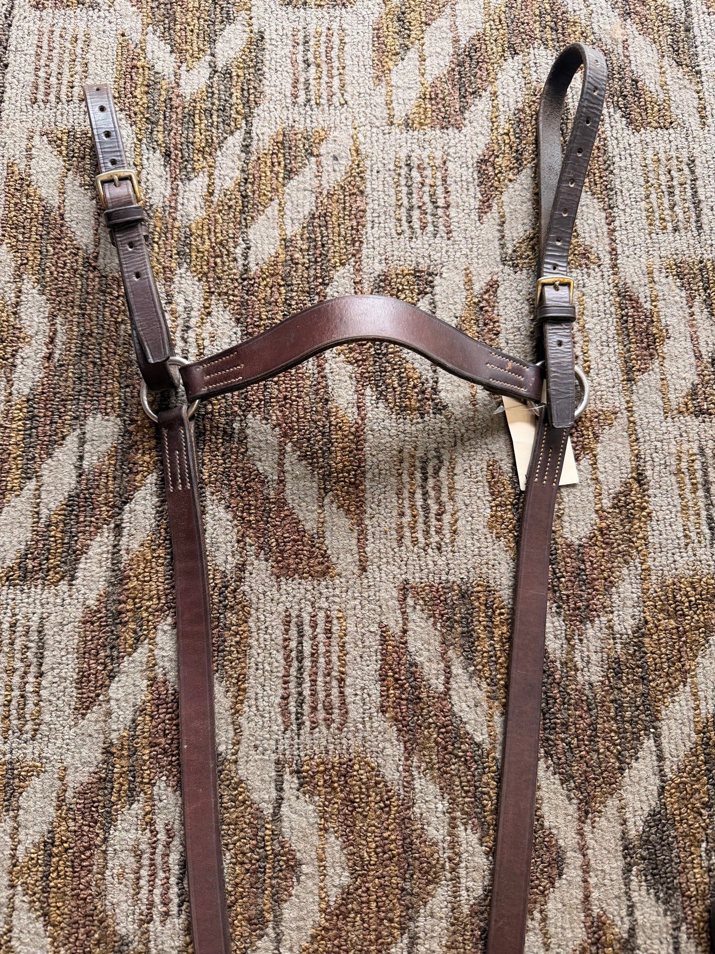 Brown Soft “Made in England” 3 Point Breastcollar