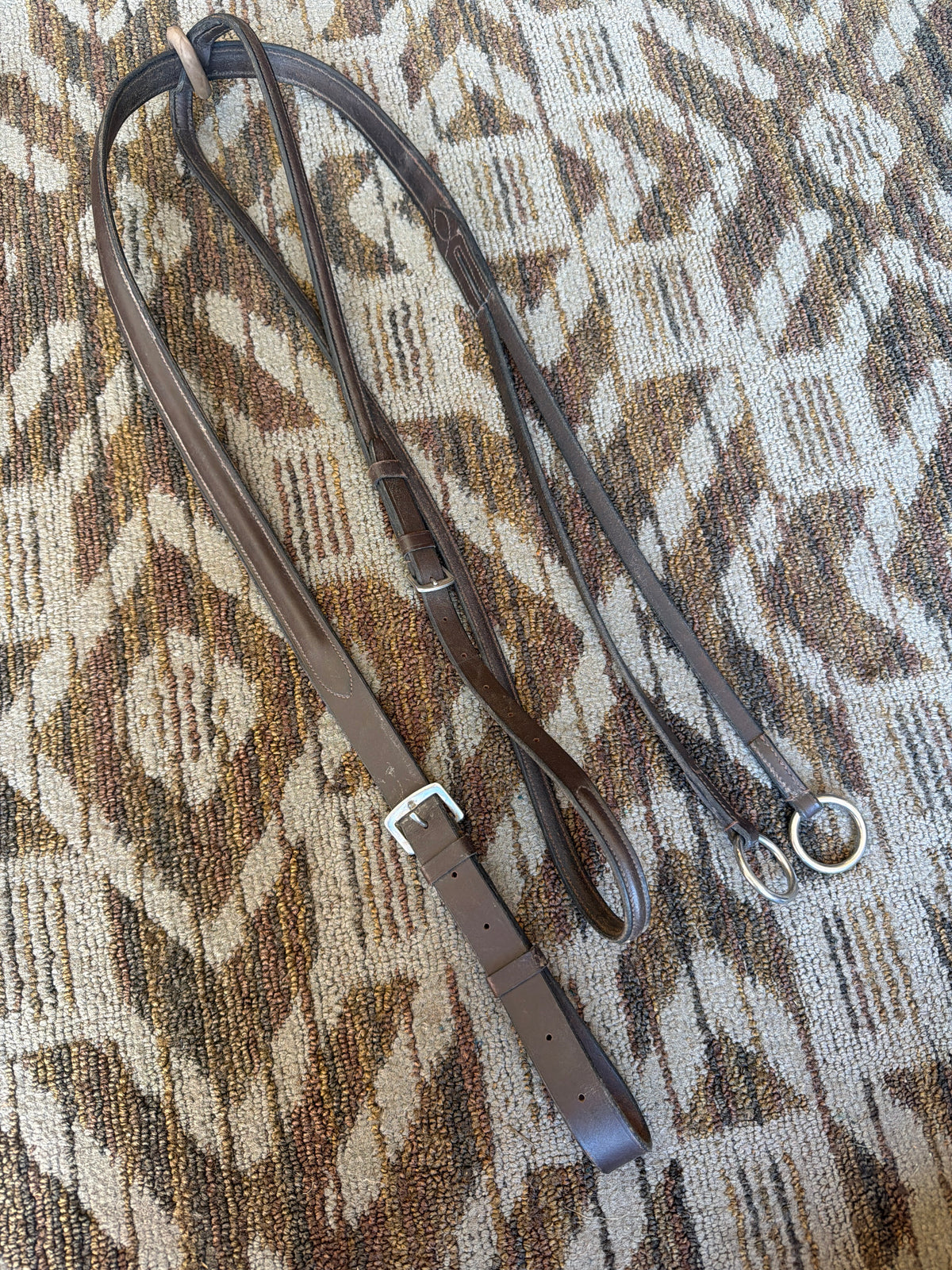 Soft Brown Raised Running Martingale