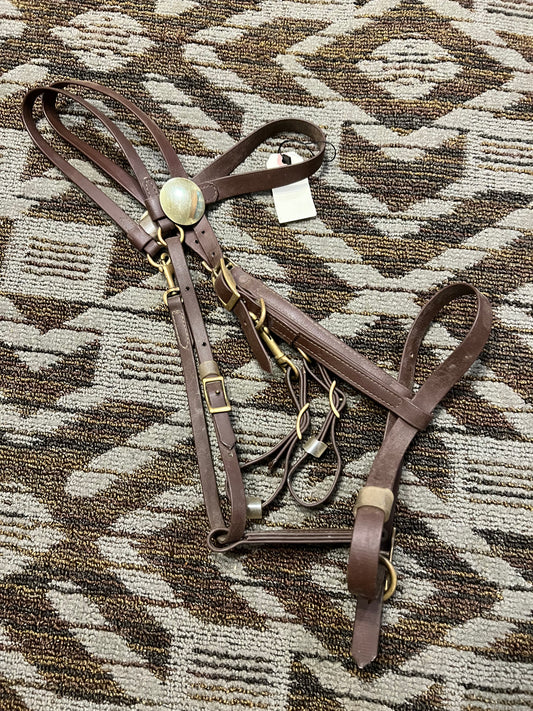 Brown Biothane Halter Bridle