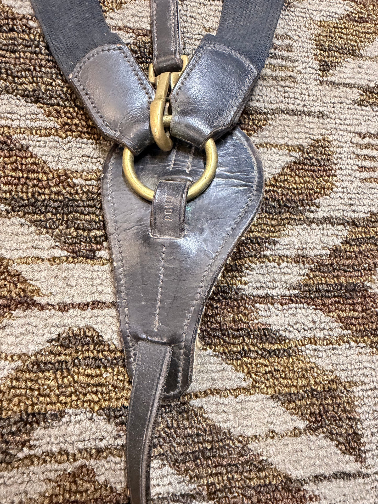 Black Elastic Breastplate