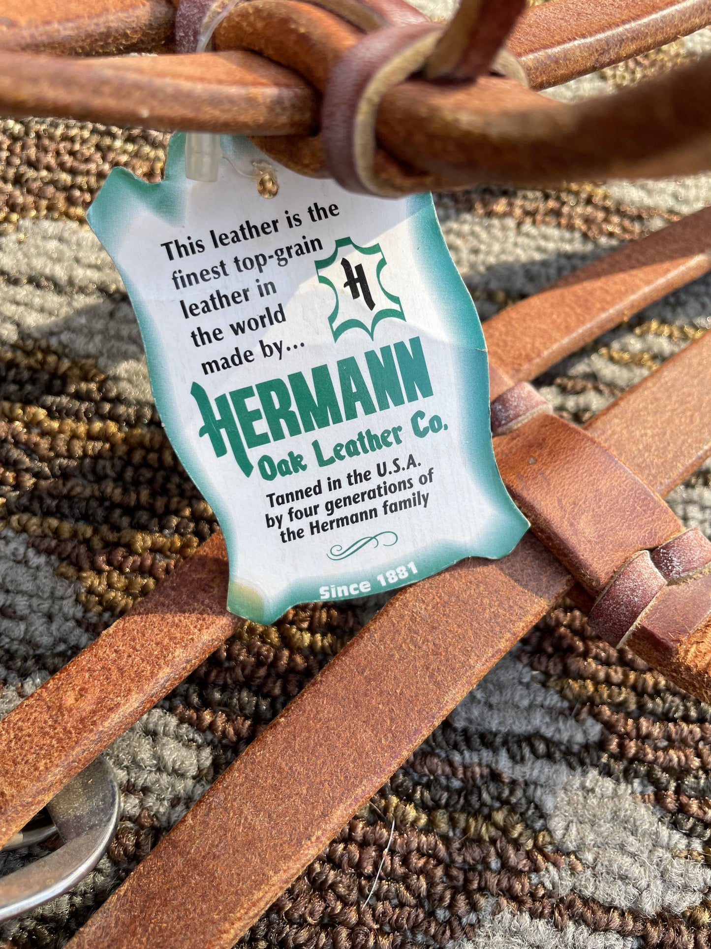 Herman Oak Leather Headstall