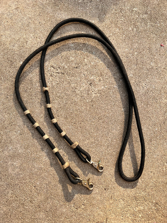 Black Loop Reins