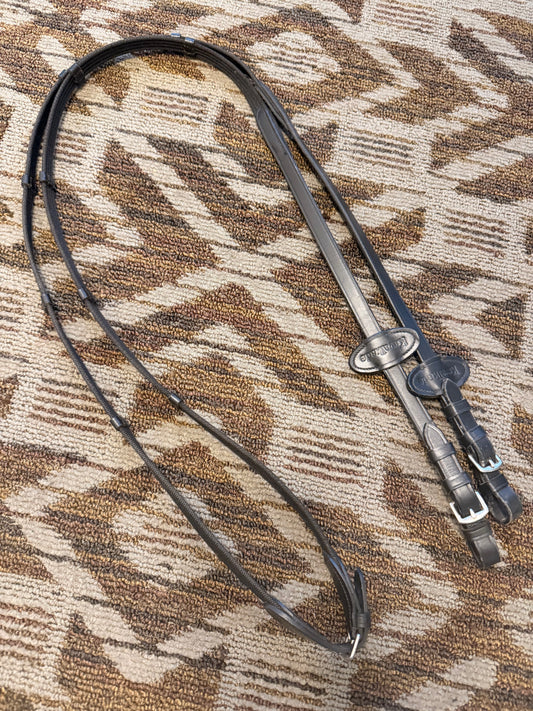 Kavalkade Black Webbed Reins