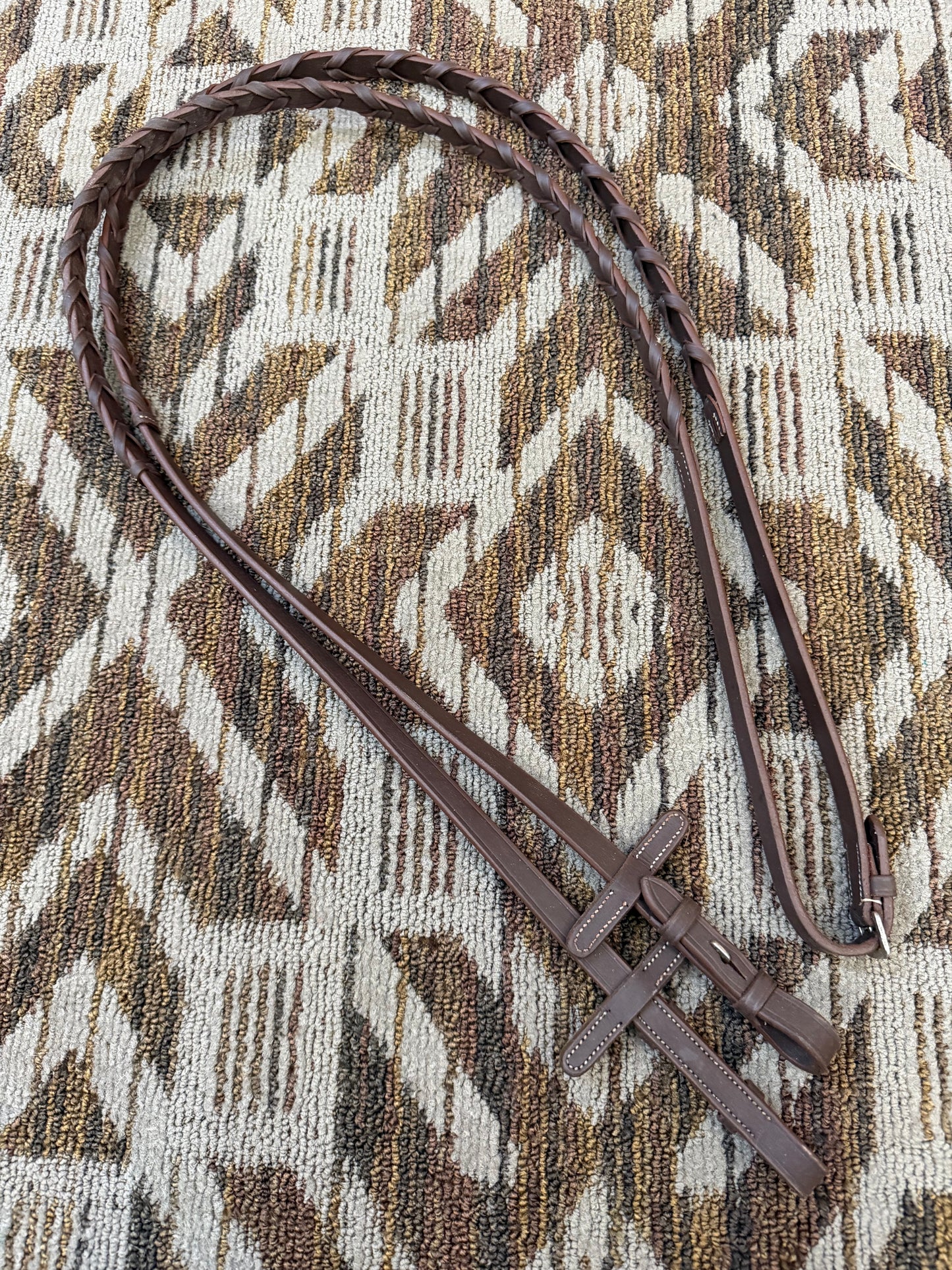Soft Leather Laced Reins