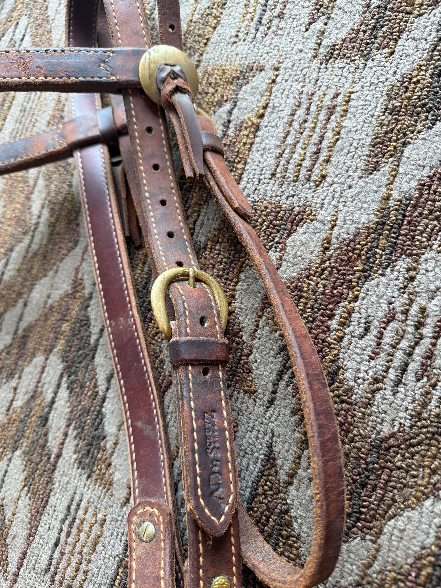 Schutz Bros Heavy Duty Leather Headstall