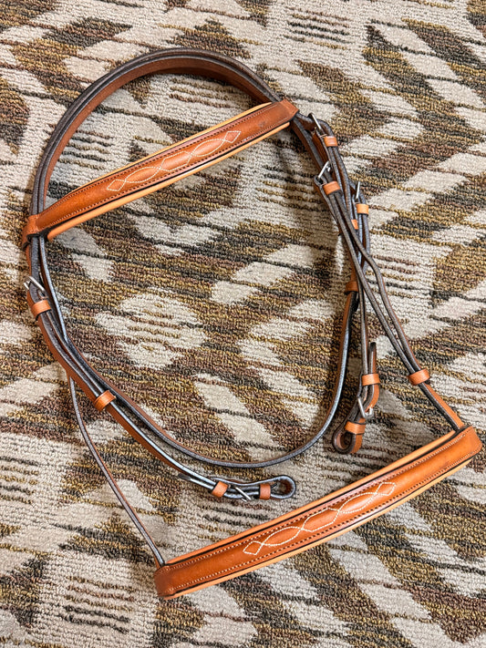 New Chestnut Fancy Stitched Bridle