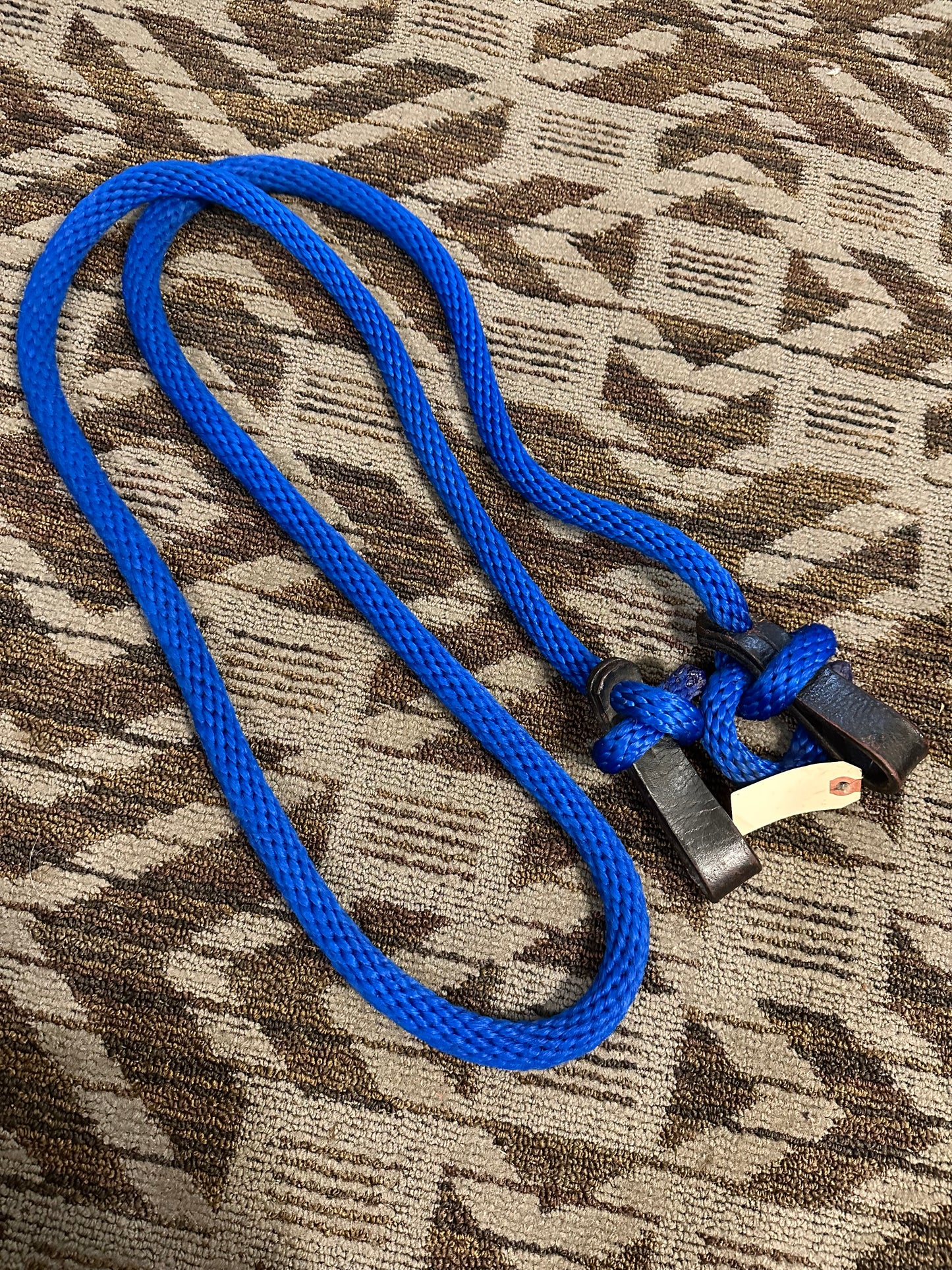 Blue Rope Reins w/ Slobber Straps
