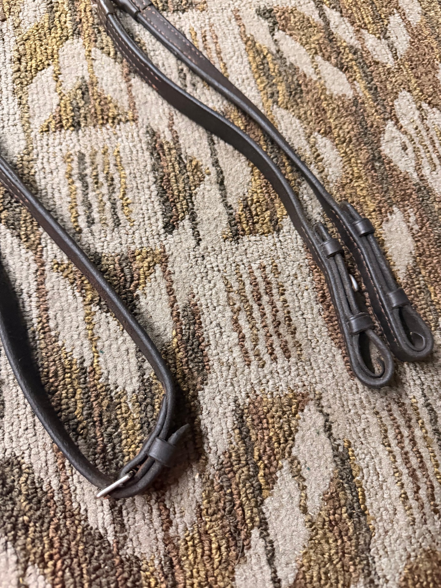 Brown Pebbel Grip Reins