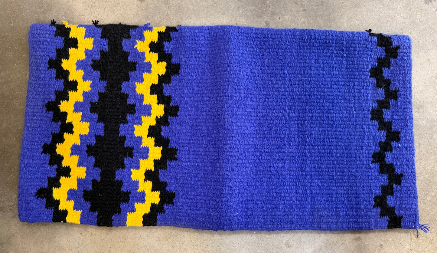 Mayatex Purple Patterned Saddle Blanket