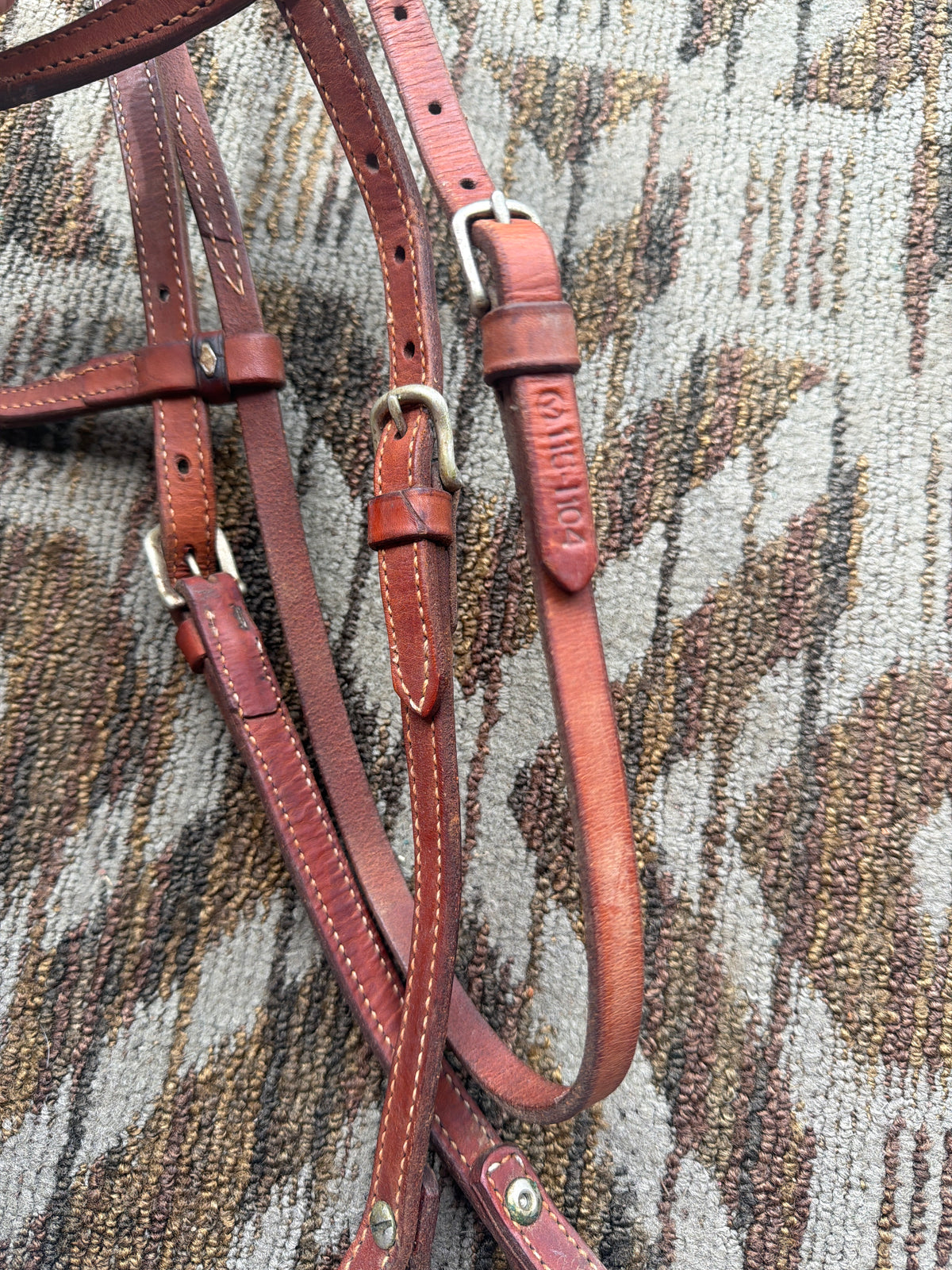 Circle Y Stitched Headstall