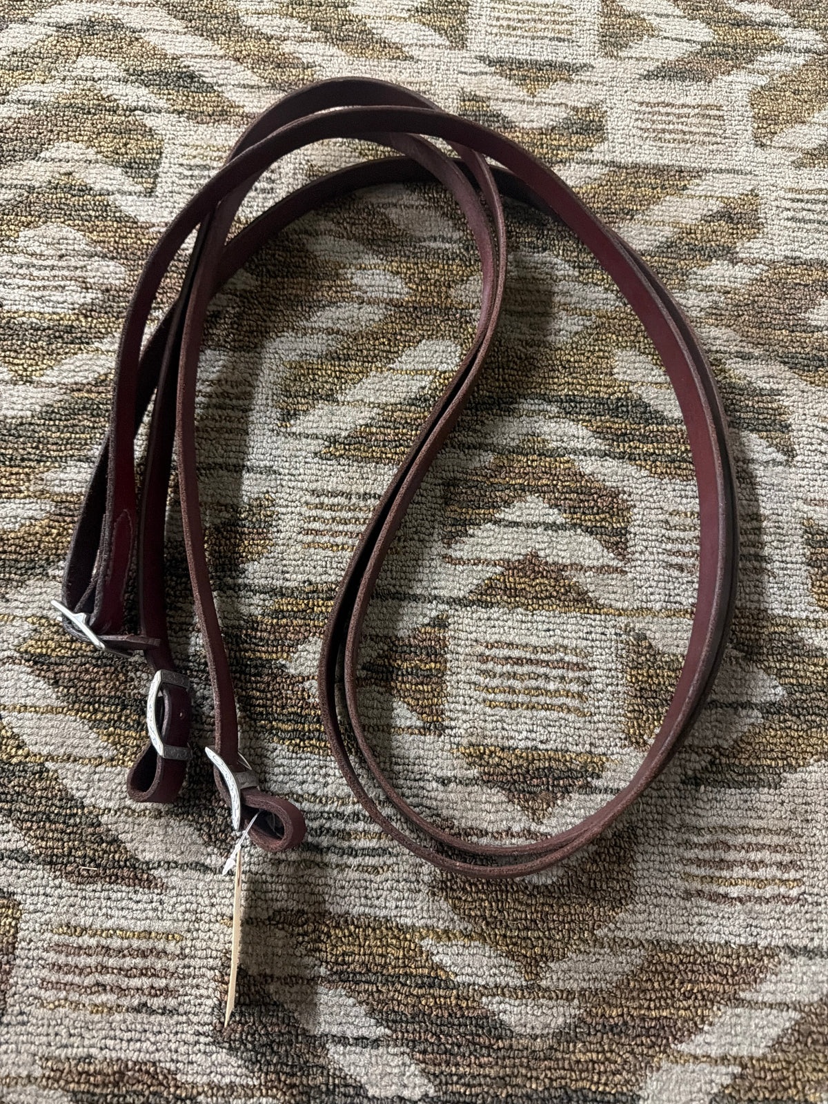Extra Long Loop Reins w/ Horseshoe Hardware