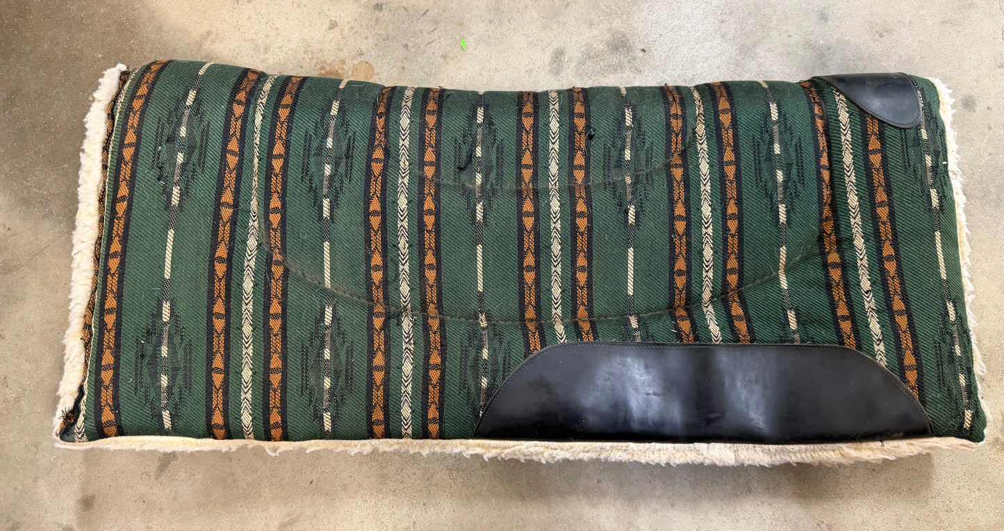 Green Striped Fleece Pad