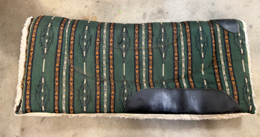 Green Striped Fleece Pad