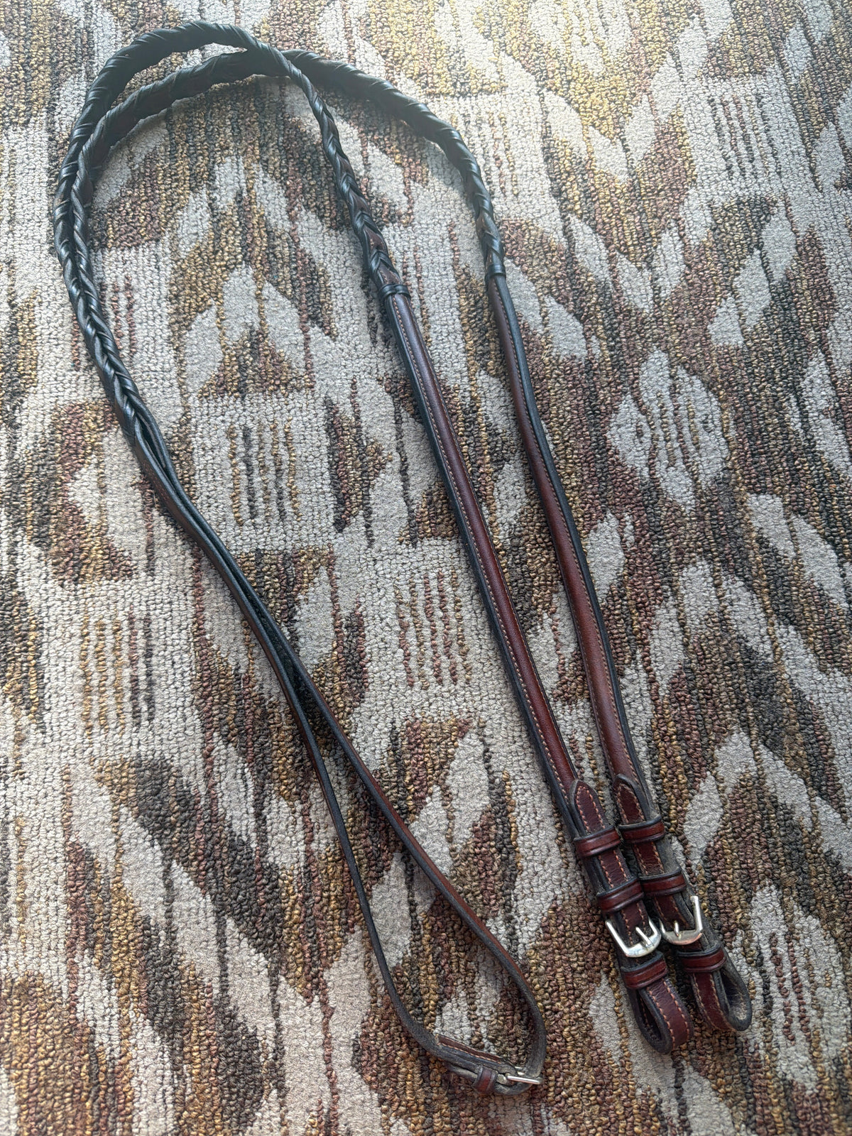 Reddish Brown Laced Reins
