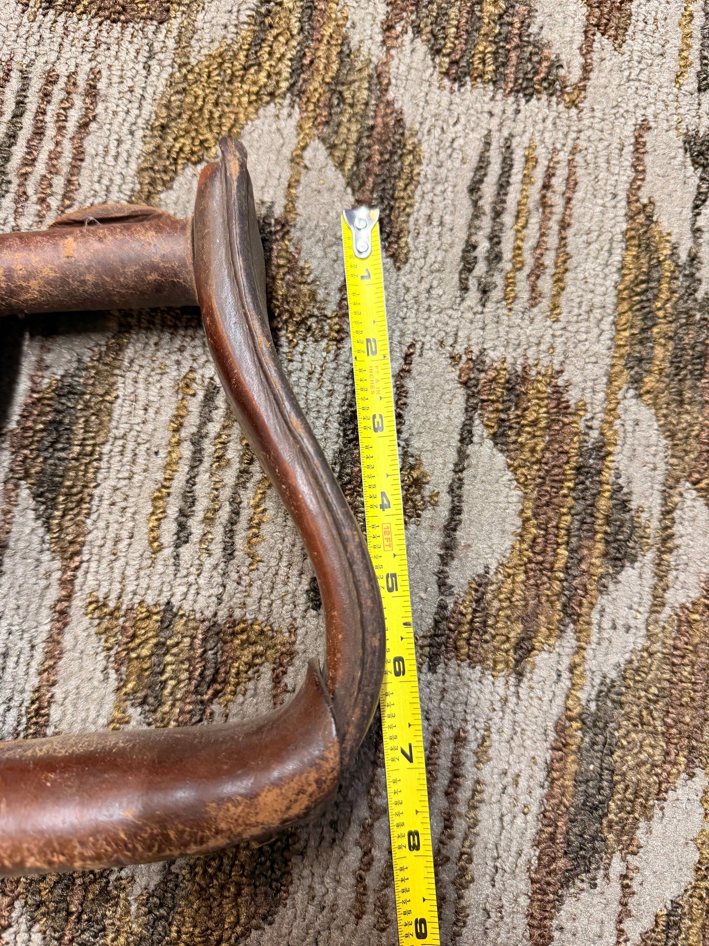 Leather Tooled Stirrups