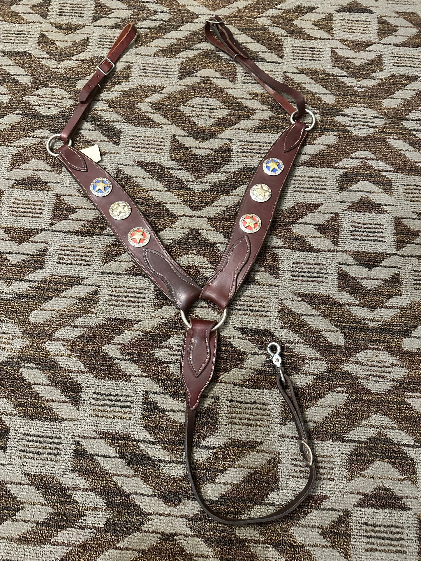 Texas Star Leather Breastcollar