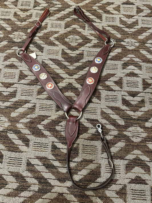 Texas Star Leather Breastcollar