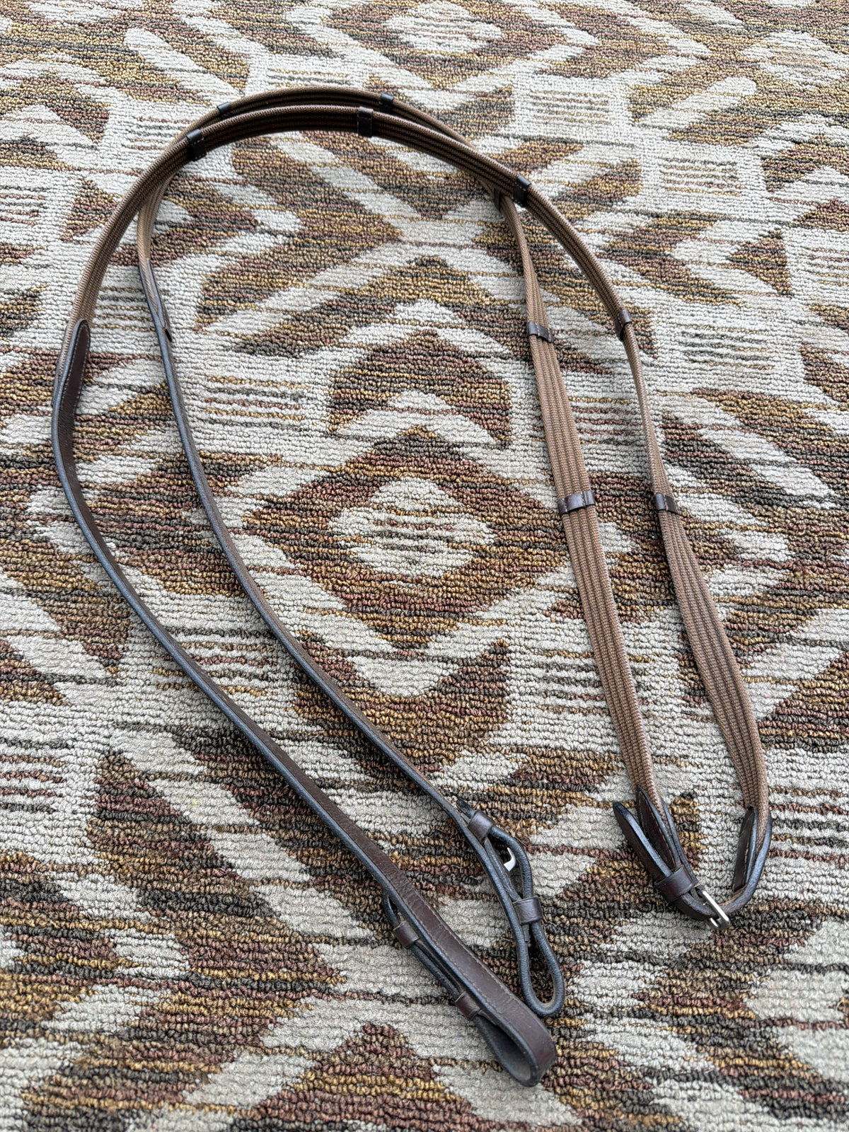 Brown Webbed Reins