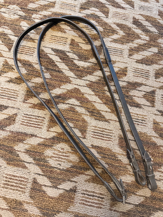 Black Lined Reins