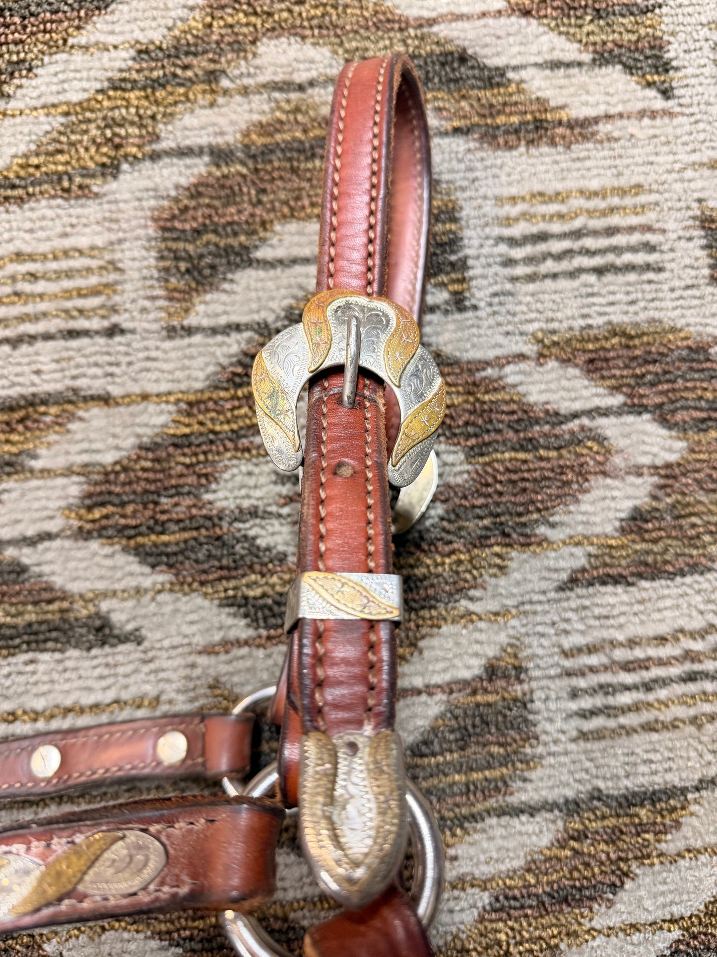 Tory Silver/Gold Show Halter