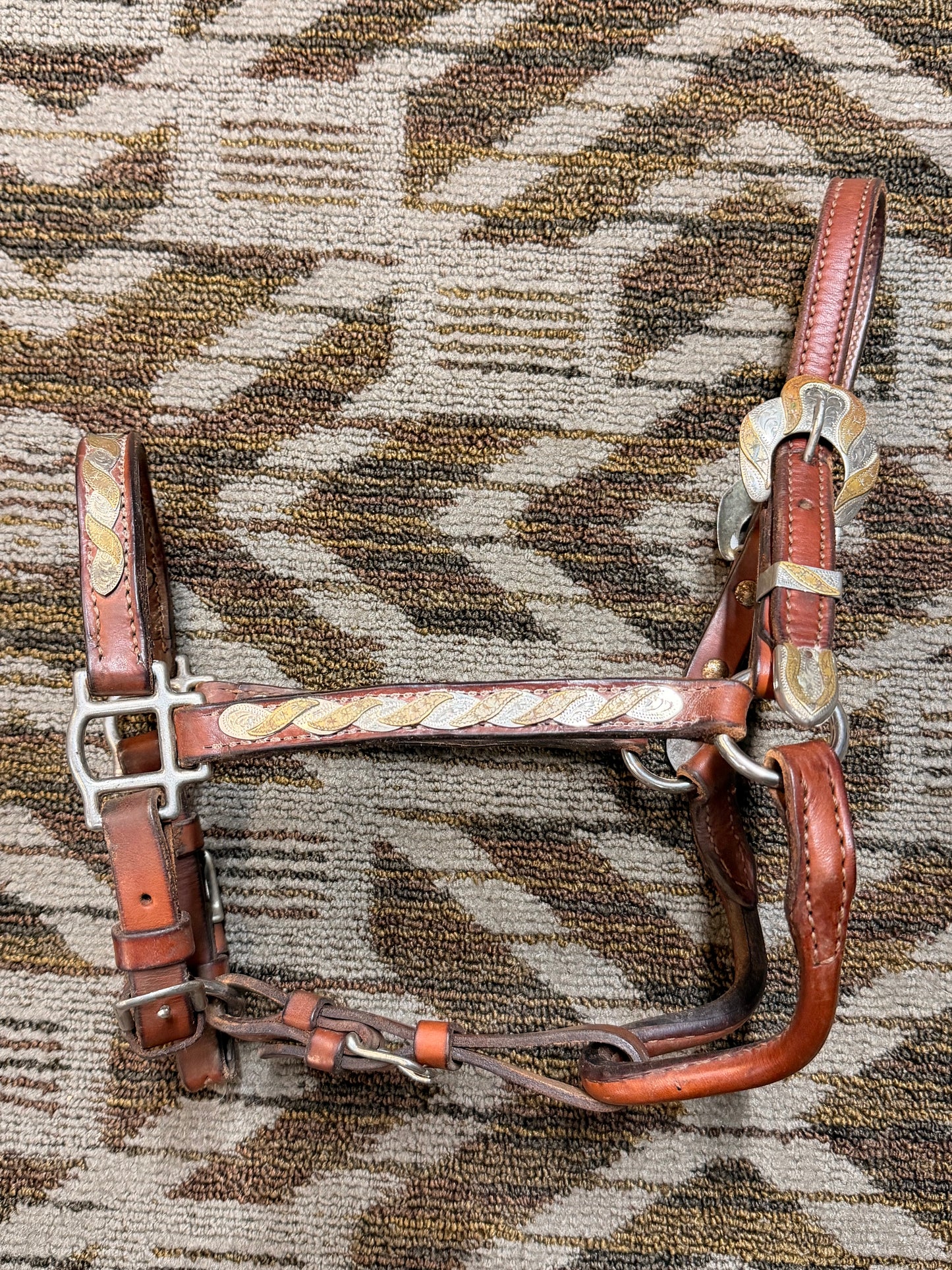 Tory Silver/Gold Show Halter