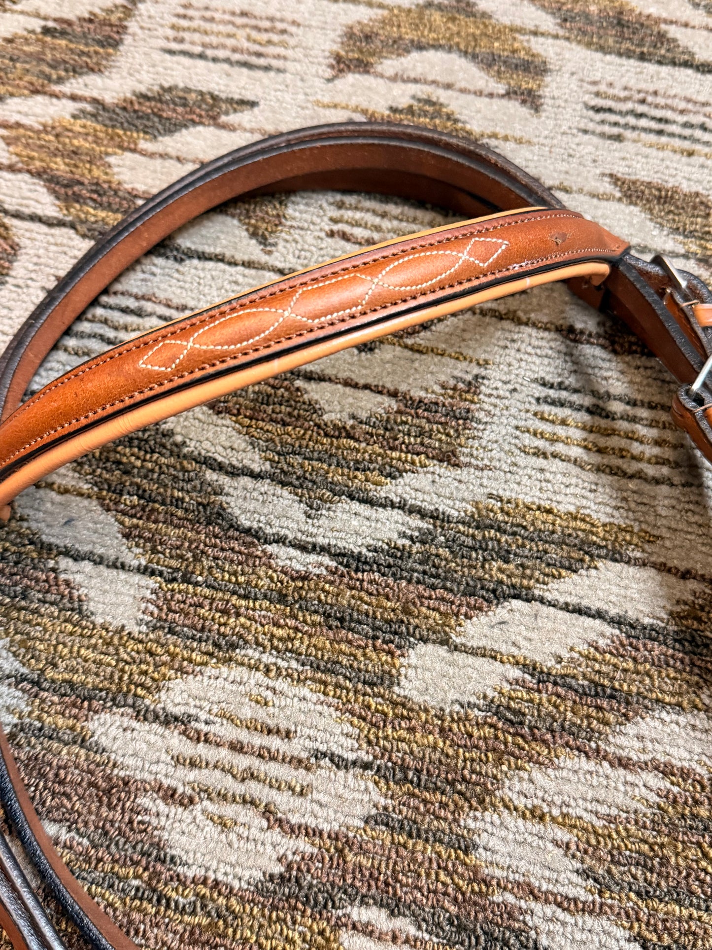 New Chestnut Fancy Stitched Bridle