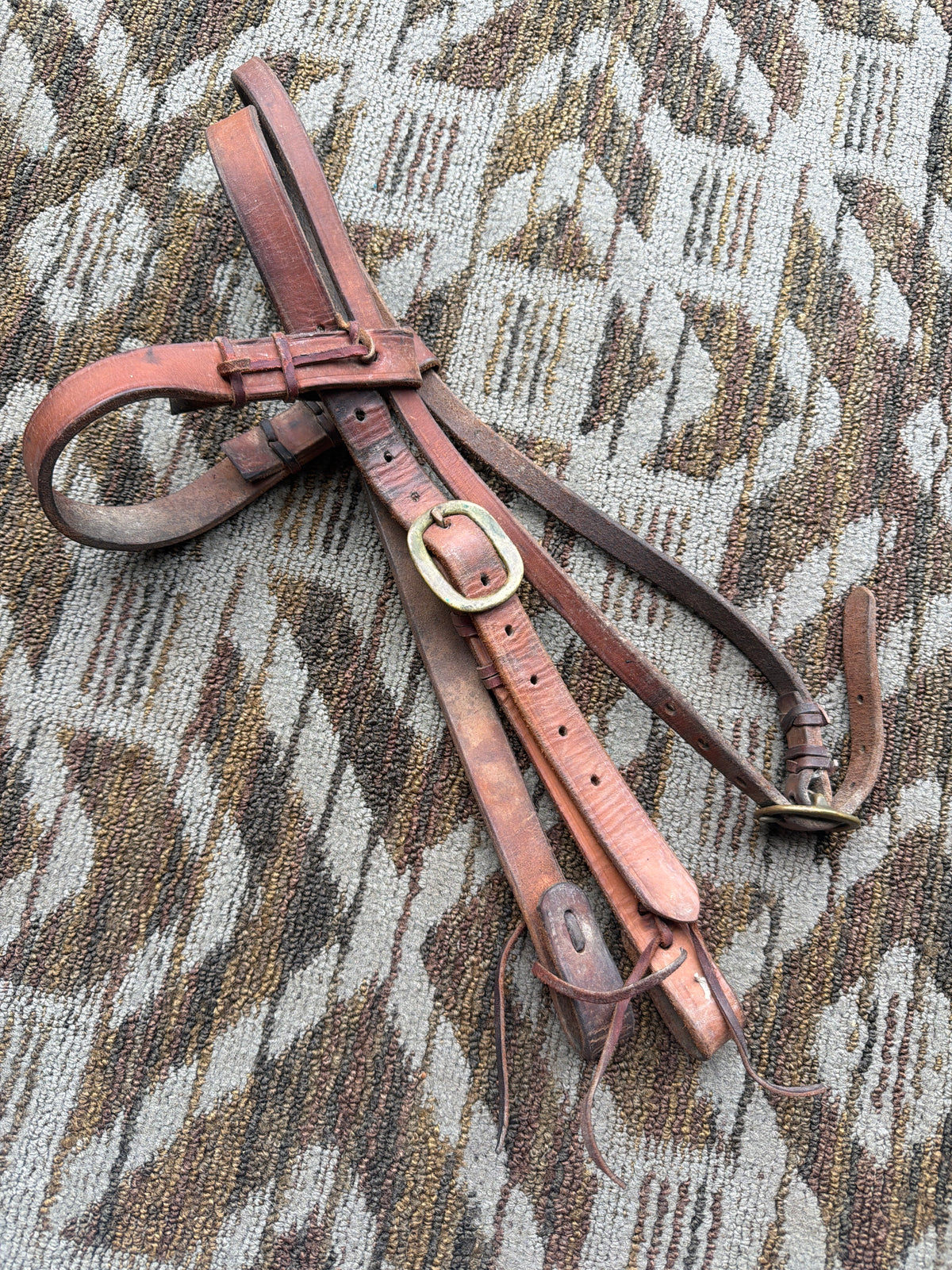Heavy Duty Leather Headstall