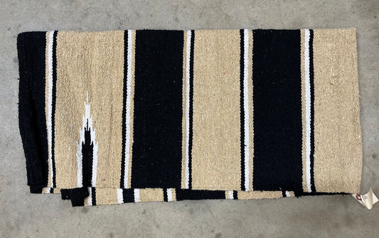 Tan & Black Saddle Blanket