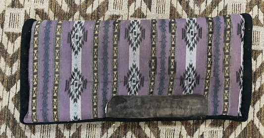 Purple Fleece Saddle Pad