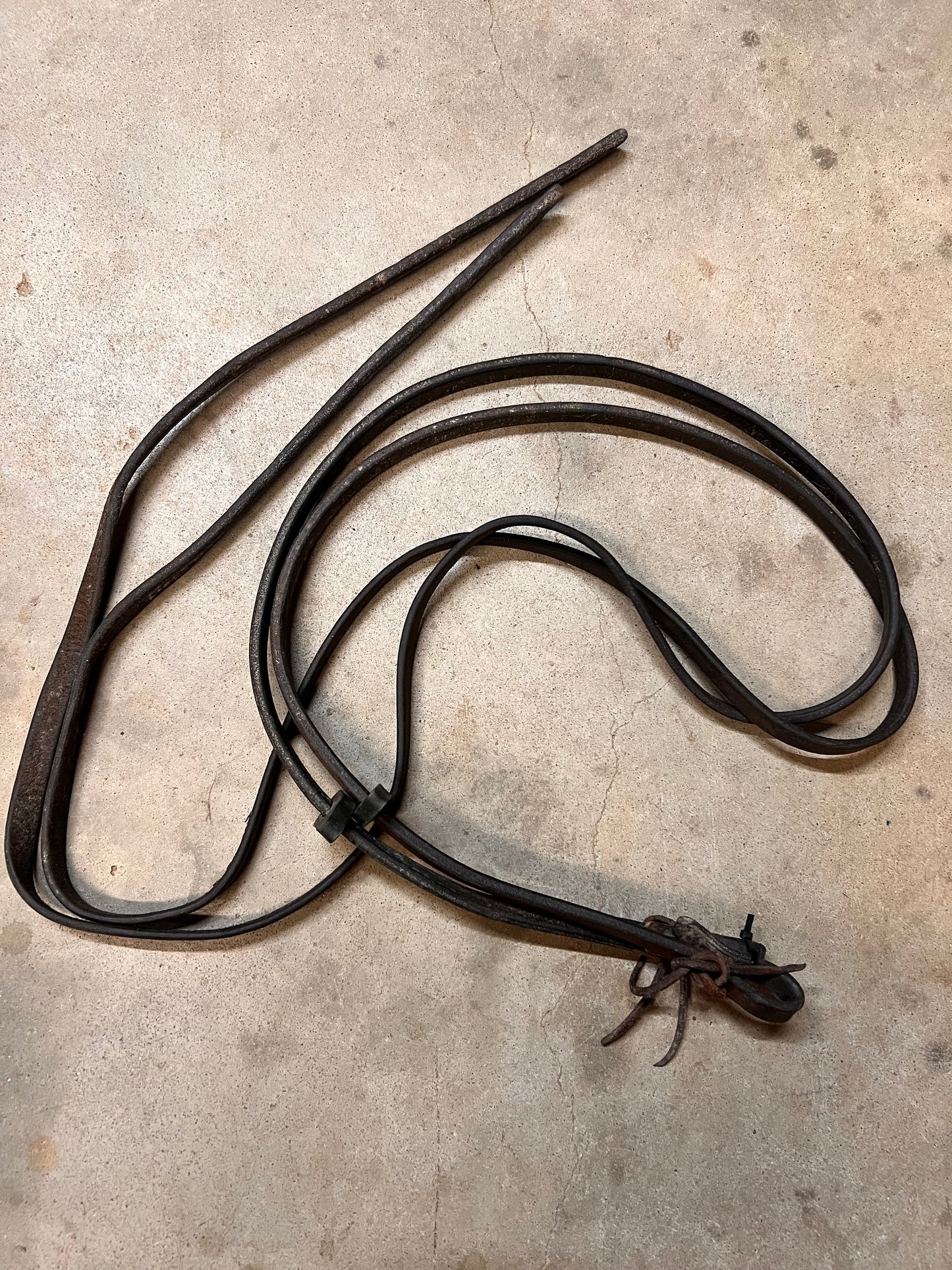 Leather Split Reins w/ Stoppers